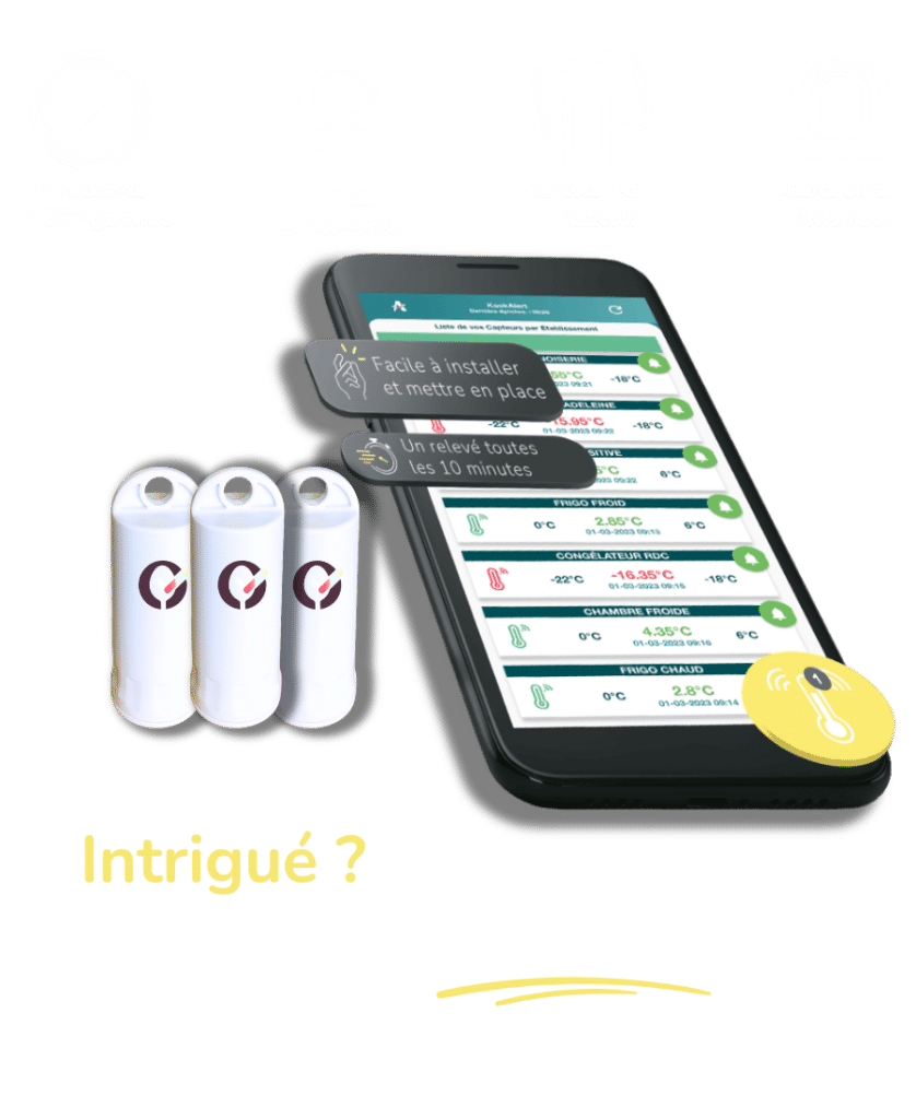 relevé de température HACCP